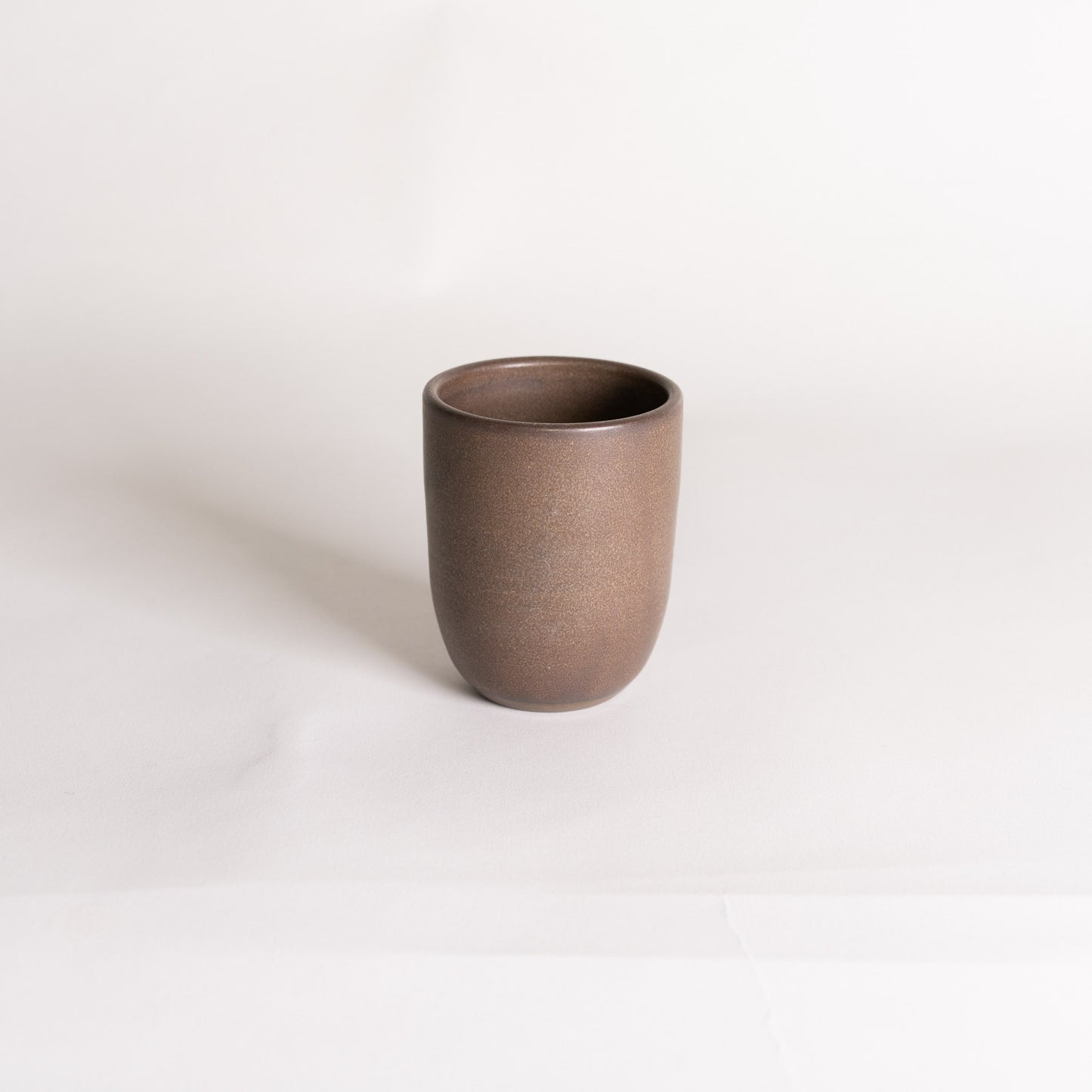 Handmade Cup - Matte Grey Brown