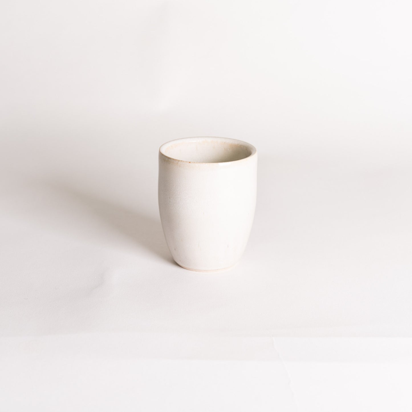 Handmade Cup - White Speckle