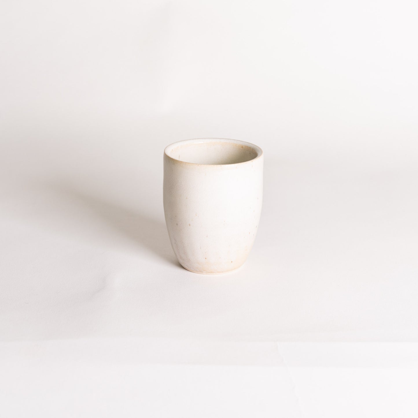 Handmade Cup - White Speckle