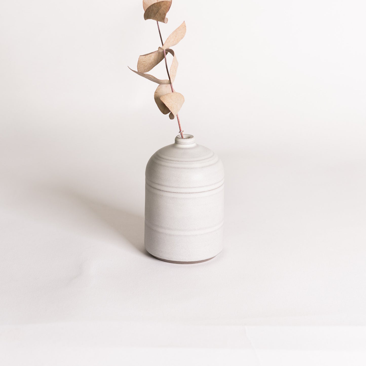Handmade Bud Vase/Soliflore - Matte White