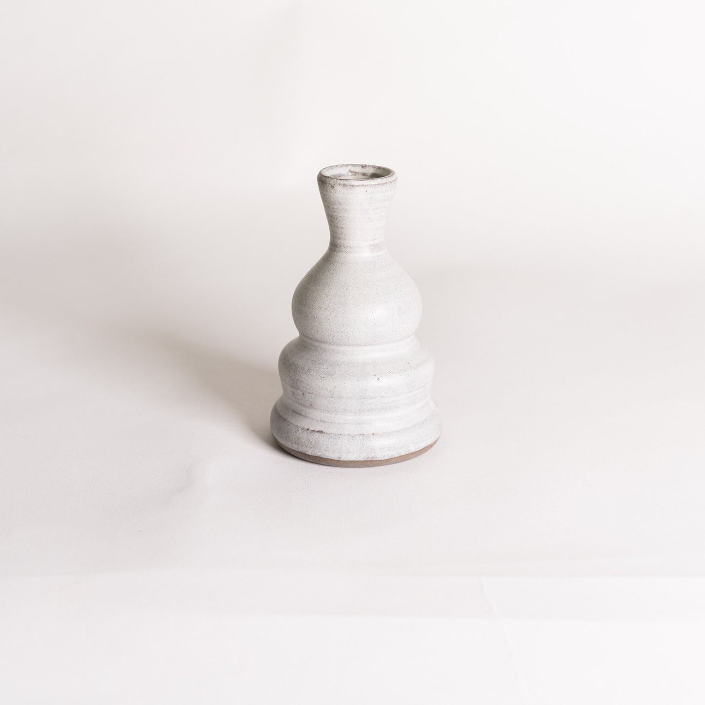 Handmade Bud Vase - Matte White