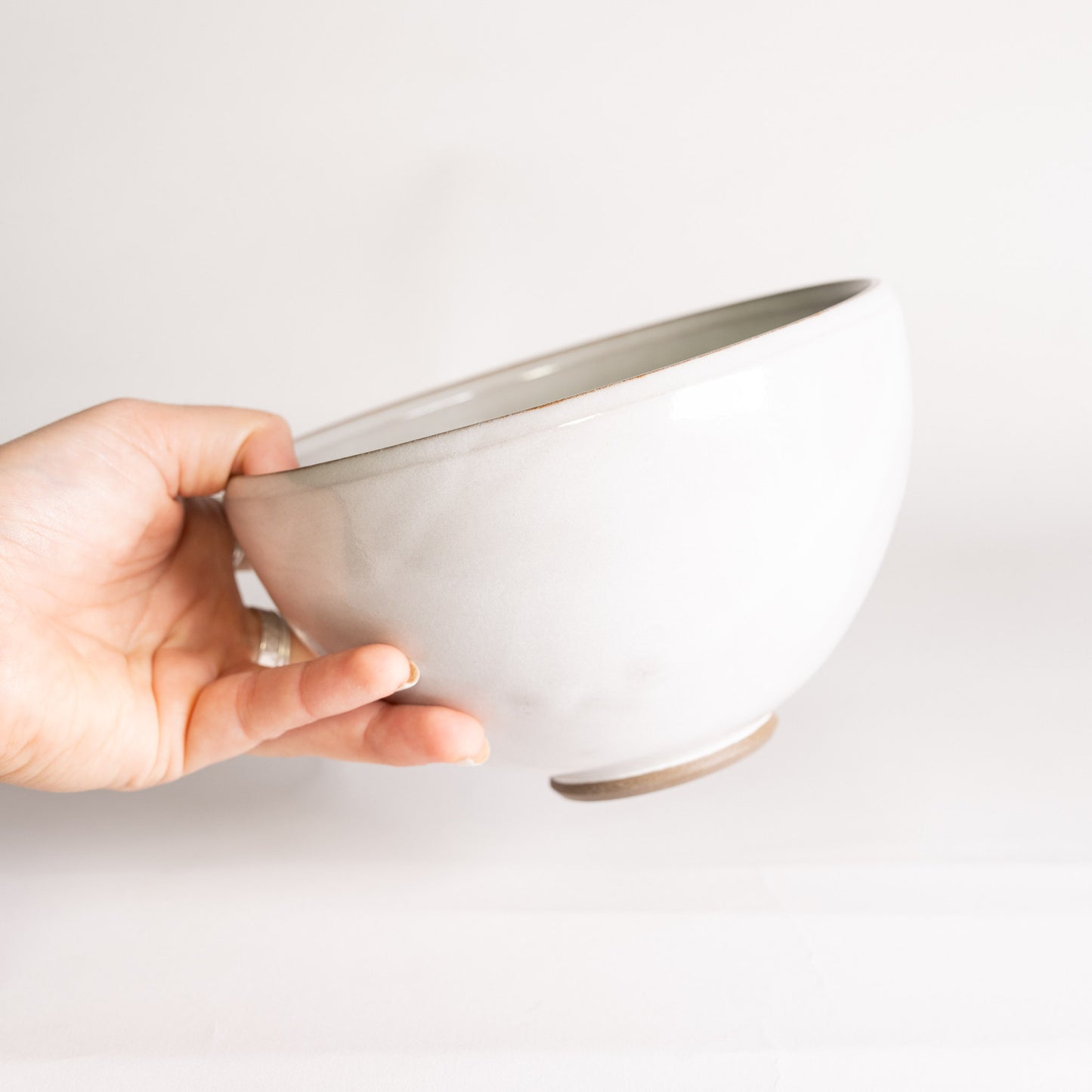 Handmade Ceramic Bowl - White