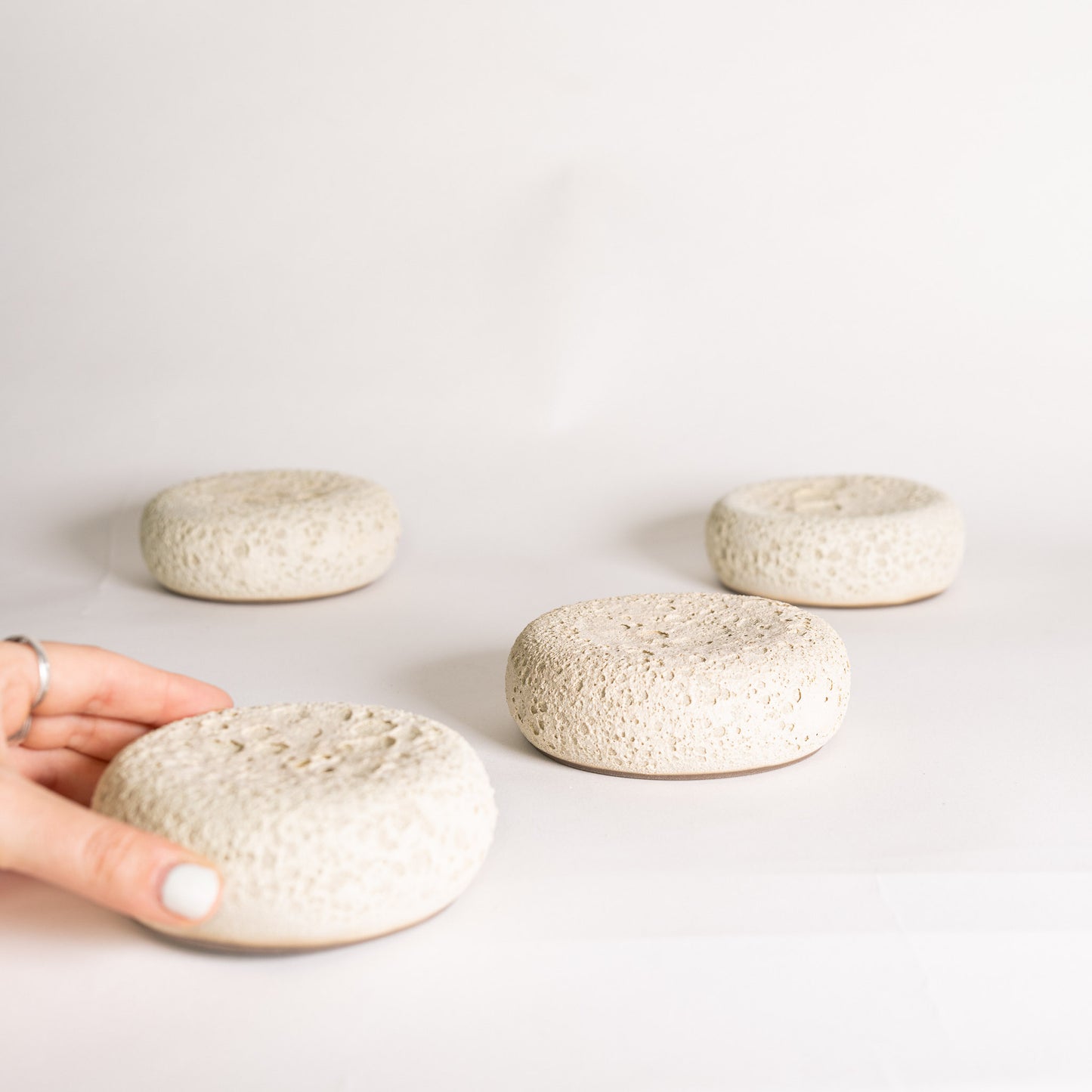 Handmade Ceramic Trinket Dish - Crater