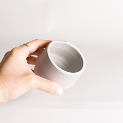 Handmade Cup - Matte White
